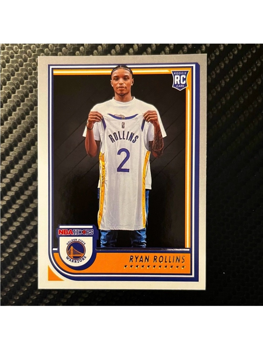 Golden State Warriors 2022 Ryan Rollins Panini #277 NBA Rookie Trading Card